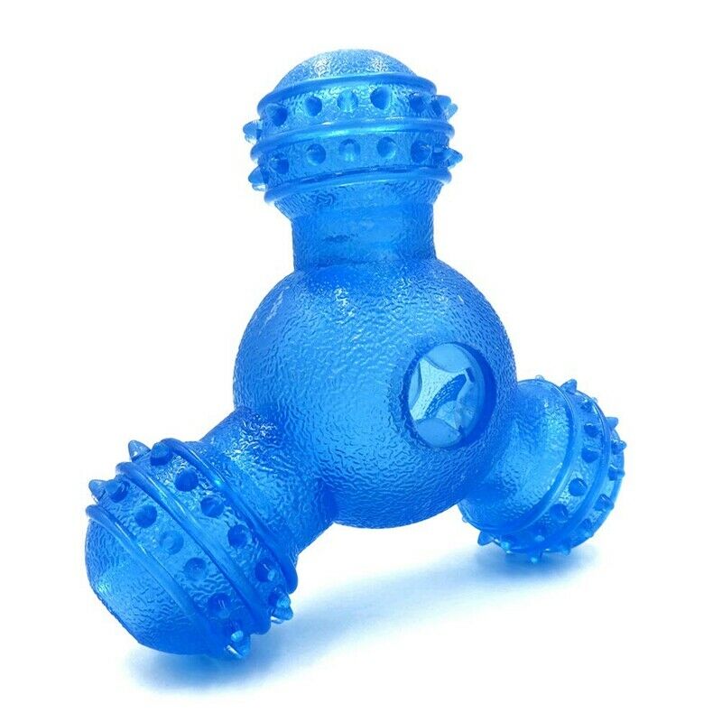 Dog Chew Toys Triple-Cornered Leakage Food Training Tool Food Dispenser Pet