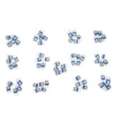 65 Unids Rm063 Vertical Azul Blanco Ajustable Kit De Resistencia De 100 Ohm