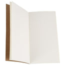 2 Pcs Notebook for Travelers - blank page Travel Journal Set - Kraft Brown