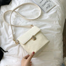 Women'S Bag Beach Woven Chain Summer Handbag Knitted Shoulder Messenger Bag