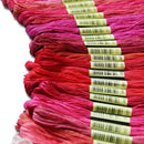 Rainbow Color Embroidery Thread Cross Stitch Threads Bracelets Floss Crafts