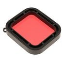 Diving Filter Underwater Lens Converter for Gopro Hero 7 Action Camera Red