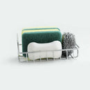 1 New Stainless Steel Kitchen Faucet Shelf Sink BATH Sponge Hanging Rack S BGA