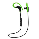 BT4.1 Earphones Sports Running Headset Stereo Headphone Earplug Green