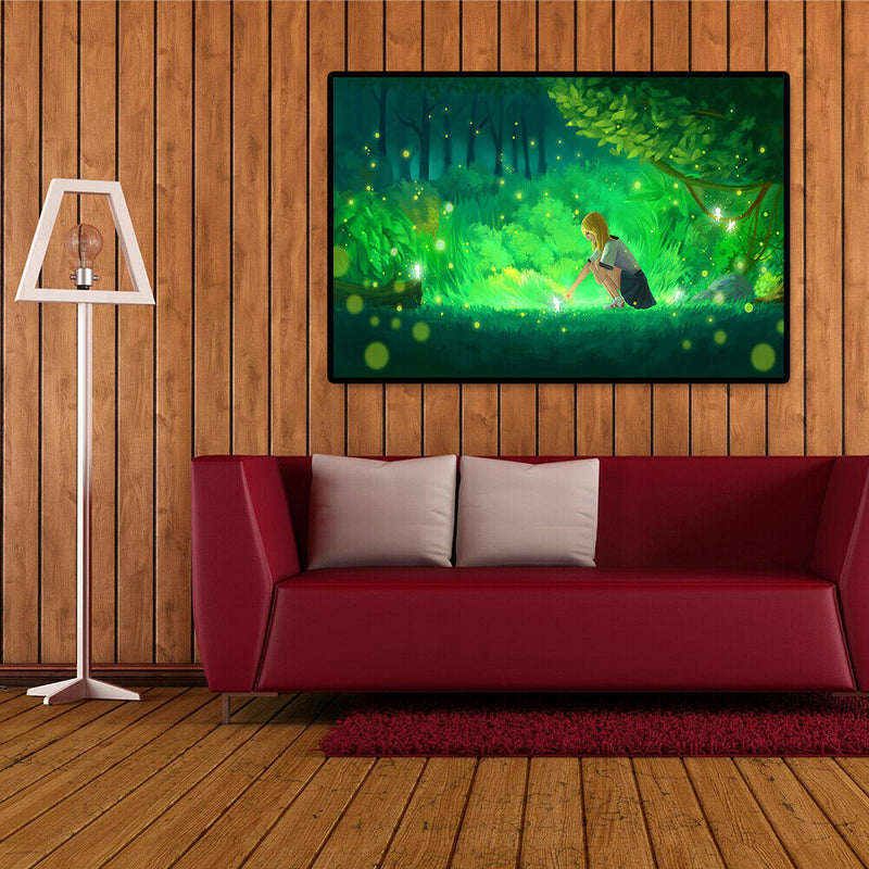 1000pcs DIY Paper Jigsaw Girl in the Woods Puzzle Educational Picture Toys