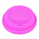 Silicone Cup Lid Reusable Anti-dust Leakproof Insulation Cover (Rose Red) A