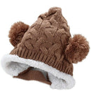 Keep ear warm!Baby Bonbon Pointed Knit cap knit hat Girl boy baby kids chil