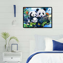 5D DIY Full Round Drill Diamond Painting Butterfly Panda Cross Stitch Kit