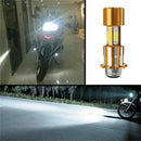 H6 COB LED BA20D Motorcycle Bike 6000K 2000LM Hi/Lo Headlight Lamp Bulb DC12V