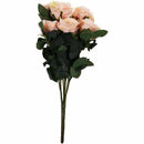 1 bouquet 10 Head Artificial Silk cloth Rose Wedding Bridal Flower Bouquet