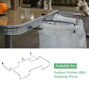 Outdoor Garbage Rack Camping Desktop Wire Storage Rack Kitchen Garbage Bag