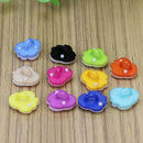 100x DIY Craft Kids Clothing Sew Accessories Footprint Shape Buttons P XZL