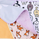 Soft Absorbent Cute Pet Supplies Quick-drying Color Bath Towel (Puppy) A