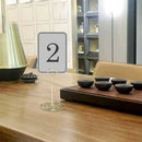 3.5 Inch Mini Place Card Holders, 20Pcs Table Number Stand Table Card Holde