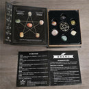 6xChakra Stones Engraved Symbols Polished Stone Natural Stone Feng Shui Yoga