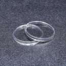 100* 27/30mm Coin Case Capsules Holder Applied Clear Plastic Round Storage Box
