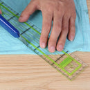1X(5 X 30Cm Transparent Acrylic Sewing Patchwork Ruler Quilting Foot Tailor