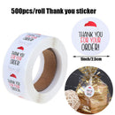 Round Paper Adhesive Stickers Thank You Stickers Baking Seal Label StickersSEAU