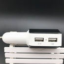 Black Multifunctional Cigarette Lighter Dual USB One with Two Car Chargers