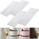 4pcs Cake Mold Fondant Stencil Moulds Lattice Cake Border Decorating Tools