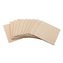 10Pc Square MDF Unfinished Wood Pieces Blank Plaque for DIY Pyrography 100mm