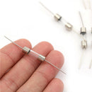 10pcs Glass Tube Fuse Axial Leads 5*20mm 6.3A F6.3A 250V Fast Quick Blow AU. 3c