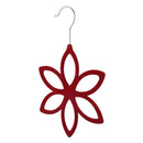 Luxury Plastic Flocking Creative 6 Holes Flower Shape Scarf Hanger/Holder/O X3C7