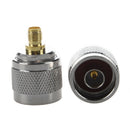2pcs N Male Plug to SMA Female Jack RF Coaxial Adapter Connector