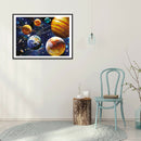 5D DIY Full Drill Diamond Painting Universe Cross Stitch Embroidery (B461) A