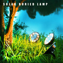 1pc LED Solar Ground Lights Waterproof Outdoor Garden Landscape Lamp (Warm) A