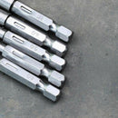 5x 1/4" HSS Drill Speed Steel Bit Set Woodworking Hexagonal Handle Power Tool ad