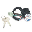 Ignition Switch Fuel Gas Cap Cover Steering Lock Key Set For Suzuki GN125 82-01/