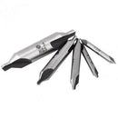10Pcs/Lot Combined Countersink Bits 60 Degree Center Drill Set Hss Metal Dr