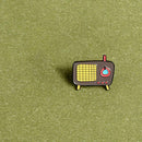 Retro Radio Brooch Badge Jacket Jewelry Backpack Accessories Pin (Style 4)