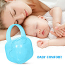 Portable Baby Pacifier Fingertip Toothbrush Container Storage Box (Blue) A
