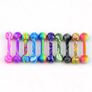 10PCS Stainless Steel Barbell Ear Stud Tragus Cartilage Helix Earrings Piercing^