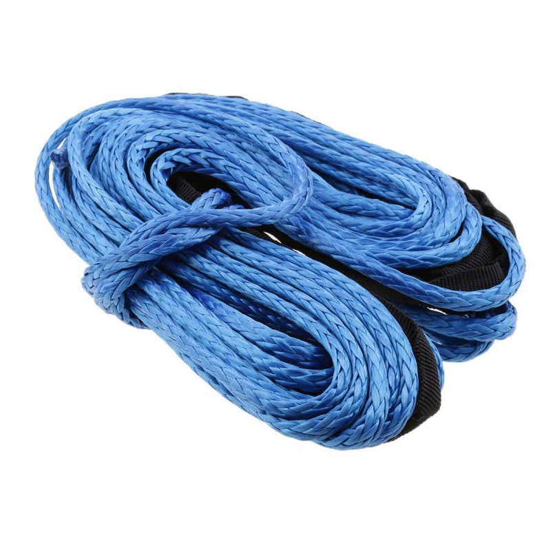 1/4'' x 50' 4000LBs Synthetic Winch Line Cable Rope with Sheath ATV UTV