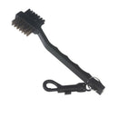 Dual Bristles Golf Club Brush Cleaner Ball 2 Way Cleaning Clip Groove Light