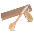 2pcs Skin Body Soft Natural Bristle Bath Brush SPA Shower Exfoliating Tool