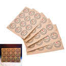 60x PopThank You Self-adhesive Stickers Kraft Label Stickers Gifts Labels Paper
