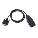 Car Diagnostic Cable 16Pin Male To DB 15Pin Male 100cm Extension Cable