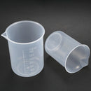 50 100 / 150 250 500ml Transparent plastic beakers graduate G2M2