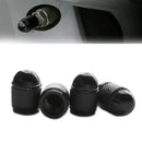 4pcs/Set Wheel Tyre Tire Valve Stems Air Dust Cover Screw Caps Car Accessories