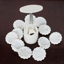 12 Animals Stamps Baking Tool Moon Cake Press Round Cupcake Mid Autumn Day