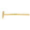 Compact Brass Hammer Repair Tool with Screwdriver for Goldsmith Silversmith