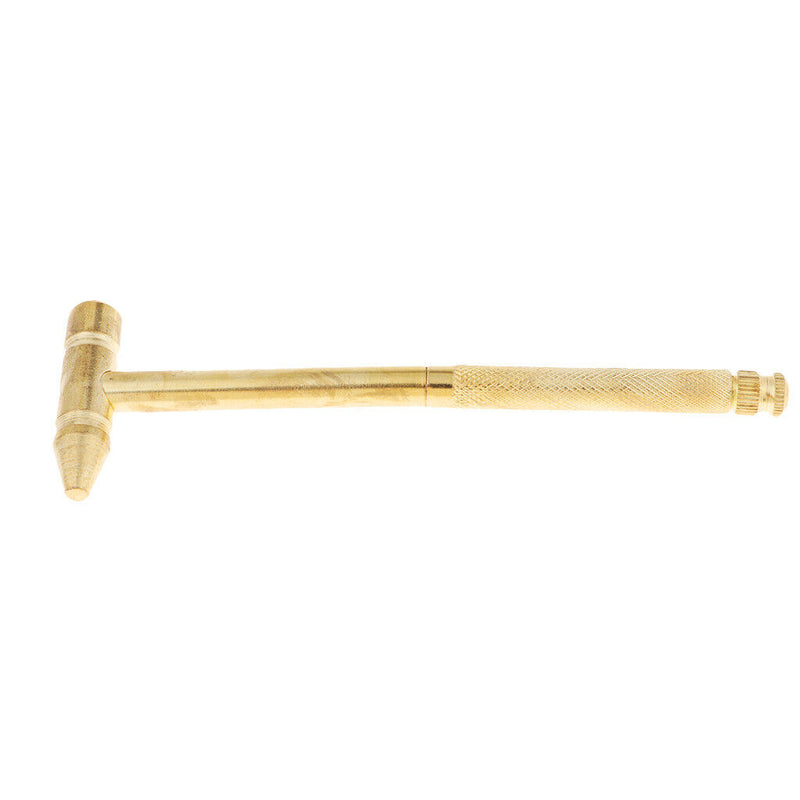 Compact Brass Hammer Repair Tool with Screwdriver for Goldsmith Silversmith