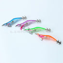 4Pcs Shrimp Squid Flashing LED Light Fishing Lure Prawn Bass Tackle Hooks Hot