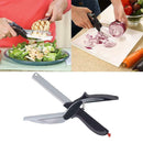 2In1 Spring Vegetable Kitchen Smart Scissors With Cutting Board Home Top