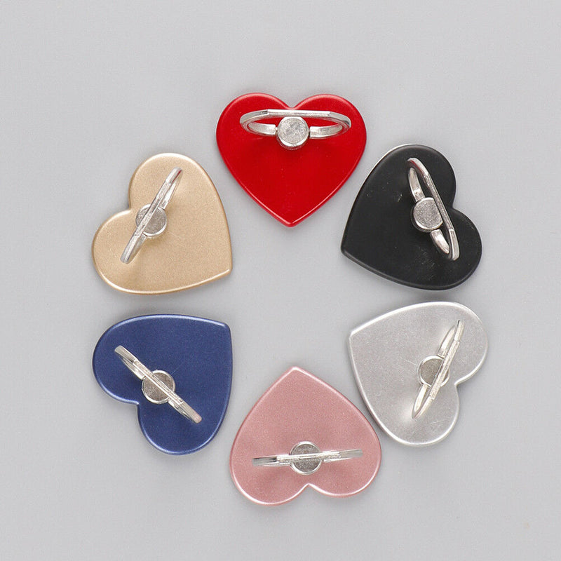 1Pc 360 degree heart phone holder holder for phone ring handset bracket Z