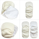 5 Layers Natural bamboo cotton waterproof diaper insert Reusable baby nappies MO